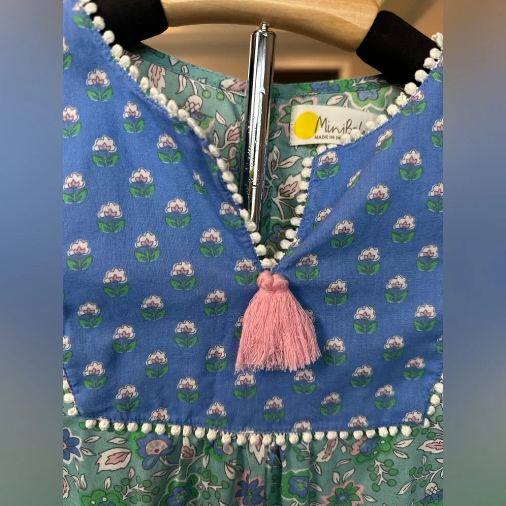 Mini Boden Girls Block Print Caftan - Picture 5 of 9